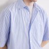 Striped Cotton-Poplin Shirt - CU Striped Cotton-Poplin Shirt - CU