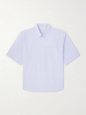 Striped Cotton-Poplin Shirt Striped Cotton-Poplin Shirt