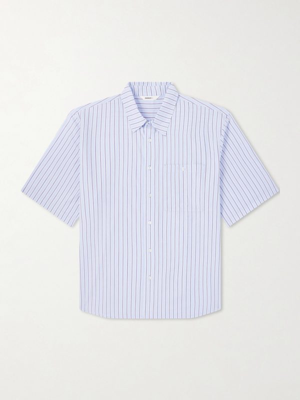 Striped Cotton-Poplin Shirt Striped Cotton-Poplin Shirt