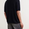 Knitted Cotton Polo Shirt - BK Knitted Cotton Polo Shirt - BK