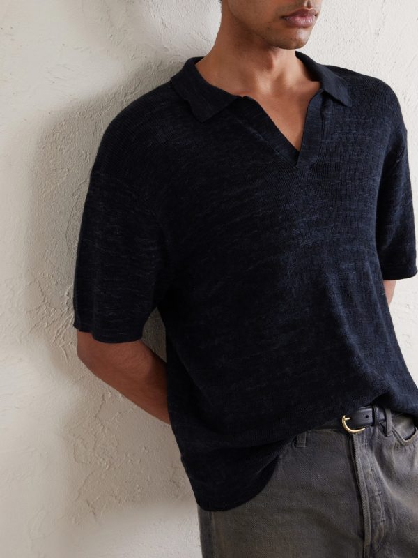 Knitted Cotton Polo Shirt - CU Knitted Cotton Polo Shirt - CU
