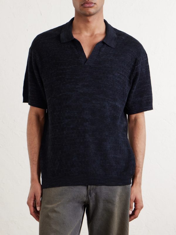 Knitted Cotton Polo Shirt - FR Knitted Cotton Polo Shirt - FR