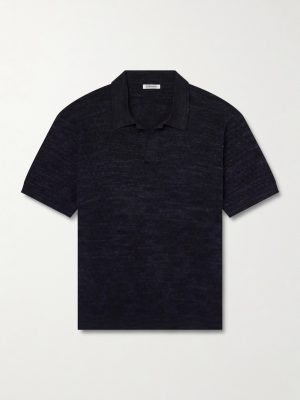 Knitted Cotton Polo Shirt Knitted Cotton Polo Shirt