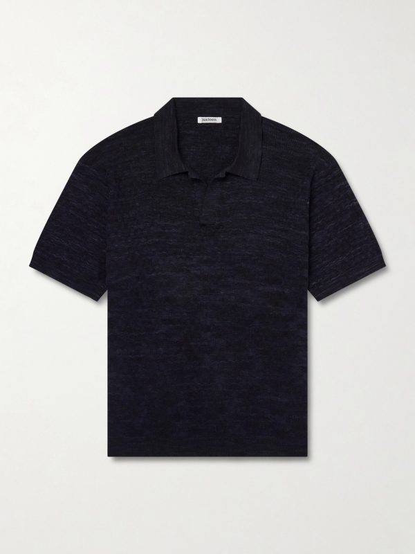 Knitted Cotton Polo Shirt Knitted Cotton Polo Shirt