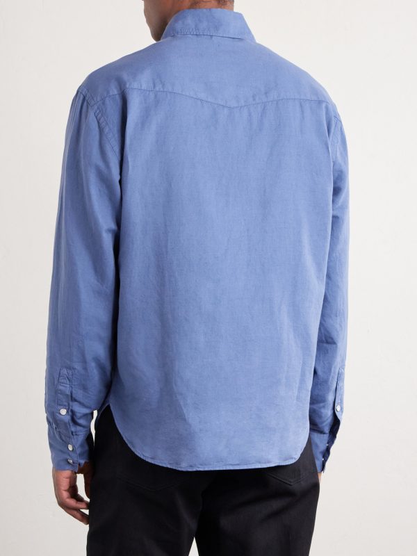 Cotton and Linen-Blend Shirt - BK