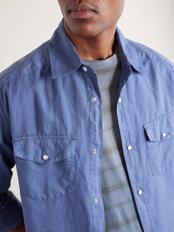 Cotton and Linen-Blend Shirt - CU