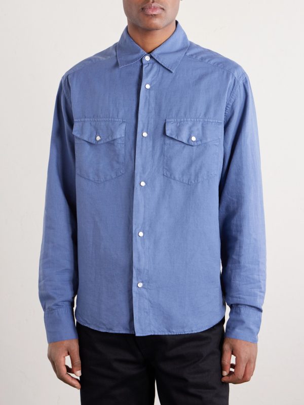 Cotton and Linen-Blend Shirt - FR