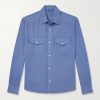 Cotton and Linen-Blend Shirt