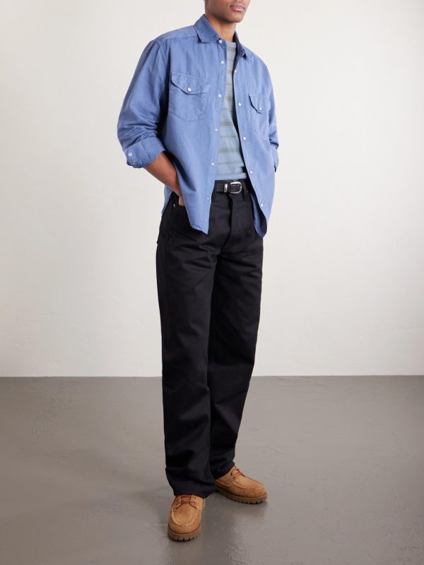 Cotton and Linen-Blend Shirt - OU