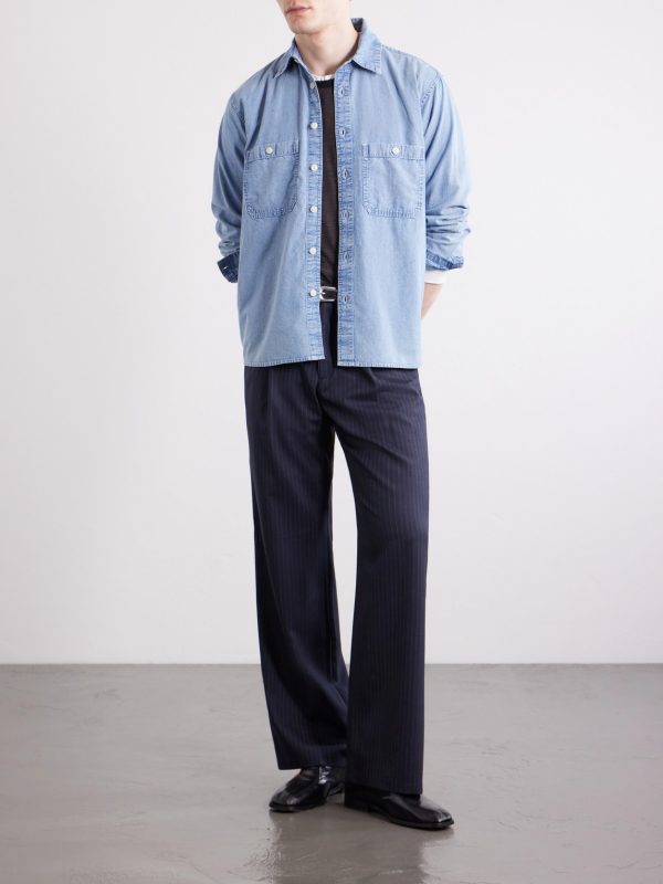 Cotton-Chambray Shirt - OU Cotton-Chambray Shirt - OU
