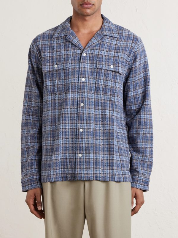 Checked Cotton-Flannel Shirt - FR Checked Cotton-Flannel Shirt - FR