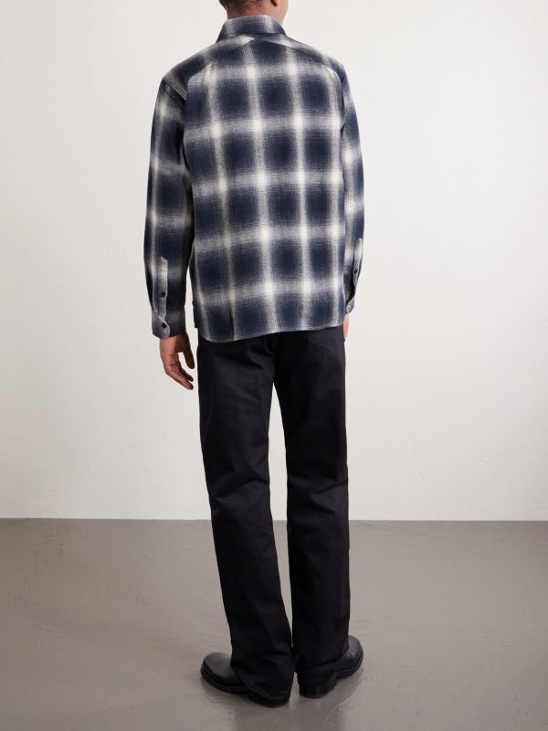 Checked Cotton-Flannel Shirt - BK Checked Cotton-Flannel Shirt - BK
