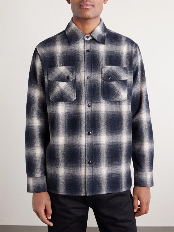 Checked Cotton-Flannel Shirt - FR Checked Cotton-Flannel Shirt - FR