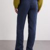 Straight-Leg Linen Trousers - BK Straight-Leg Linen Trousers - BK