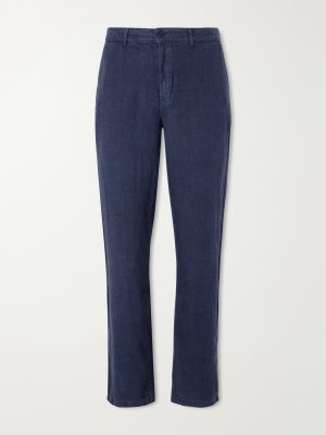 Straight-Leg Linen Trousers Straight-Leg Linen Trousers