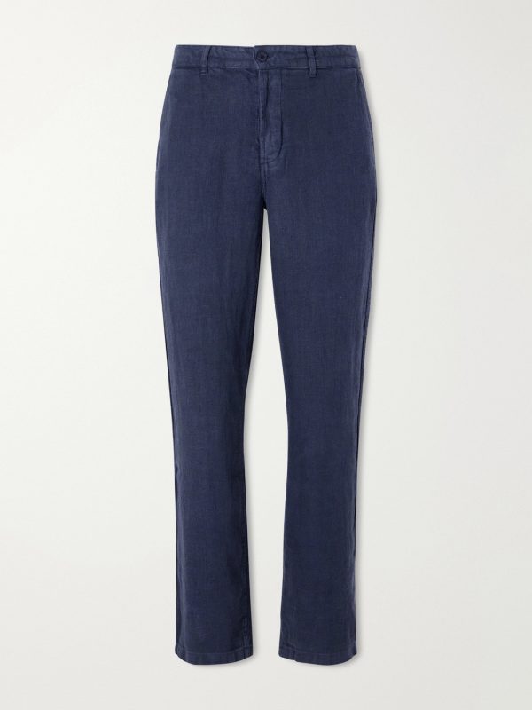 Straight-Leg Linen Trousers Straight-Leg Linen Trousers