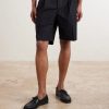Safari Straight-Leg Pleated Cotton-Poplin Shorts - FR Safari Straight-Leg Pleated Cotton-Poplin Shorts - FR