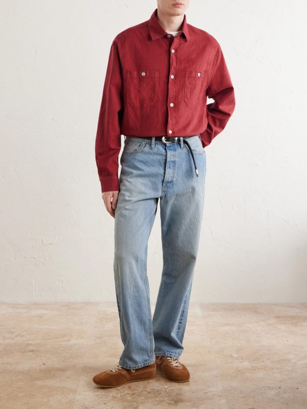 RS-100xv Straight-Leg Selvedge Jeans - OU RS-100xv Straight-Leg Selvedge Jeans - OU
