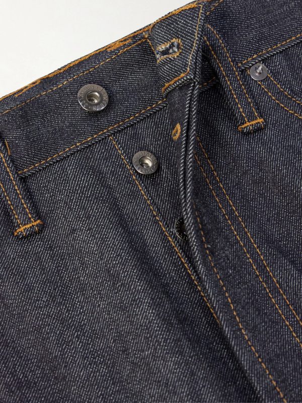 RS-100x Relaxed Straight-Leg Selvedge Jeans - E1
