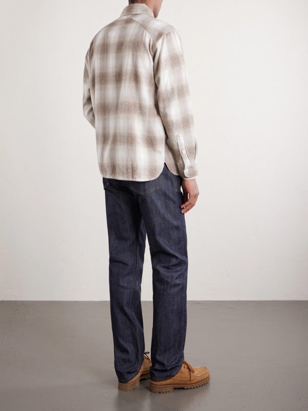 Checked Cotton-Flannel Shirt - BK Checked Cotton-Flannel Shirt - BK