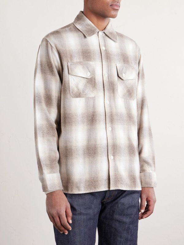 Checked Cotton-Flannel Shirt - FR Checked Cotton-Flannel Shirt - FR