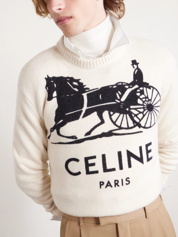 Slim-Fit Logo-Intarsia Cashmere Sweater - CU Slim-Fit Logo-Intarsia Cashmere Sweater - CU