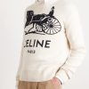 Slim-Fit Logo-Intarsia Cashmere Sweater - FR Slim-Fit Logo-Intarsia Cashmere Sweater - FR