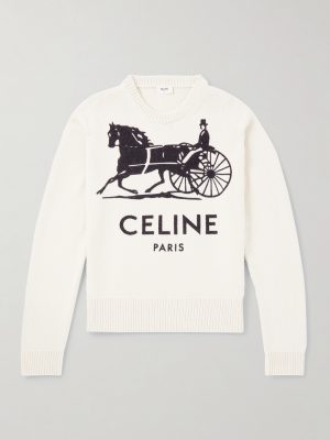 Slim-Fit Logo-Intarsia Cashmere Sweater Slim-Fit Logo-Intarsia Cashmere Sweater