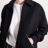 Logo-Appliquéd Wool-Blend Blouson Jacket - CU Logo-Appliquéd Wool-Blend Blouson Jacket - CU