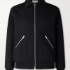 Logo-Appliquéd Wool-Blend Blouson Jacket Logo-Appliquéd Wool-Blend Blouson Jacket