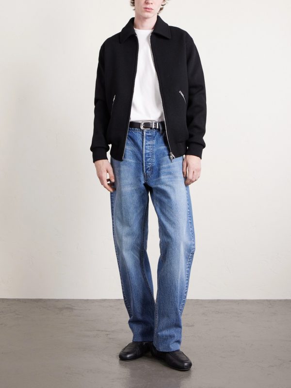 Logo-Appliquéd Wool-Blend Blouson Jacket - OU Logo-Appliquéd Wool-Blend Blouson Jacket - OU