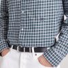 Logo-Embroidered Checked Cotton-Poplin Shirt - CU Logo-Embroidered Checked Cotton-Poplin Shirt - CU