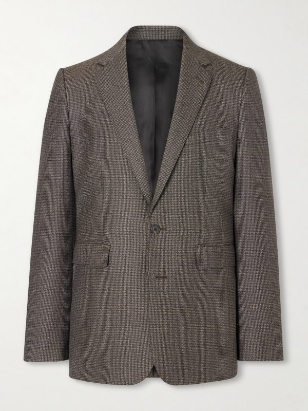 Houndstooth Wool Blazer Houndstooth Wool Blazer