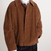 Cotton-Corduroy Blouson Jacket - FR