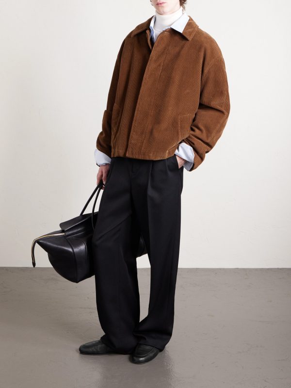 Cotton-Corduroy Blouson Jacket - OU