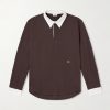 Logo-Embroidered Cotton-Blend Jersey Polo Shirt Logo-Embroidered Cotton-Blend Jersey Polo Shirt