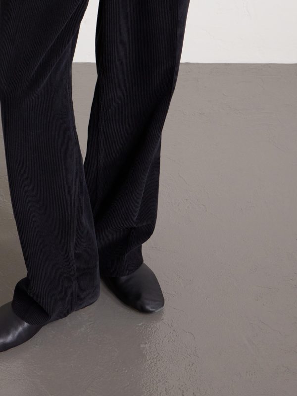 Straight-Leg Cotton-Corduroy Trousers - E1