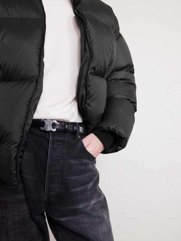 Logo-Appliquéd Down Jacket - CU