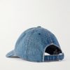 Logo-Appliquéd Denim Baseball Cap - BK