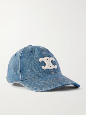 Logo-Appliquéd Denim Baseball Cap Logo-Appliquéd Denim Baseball Cap