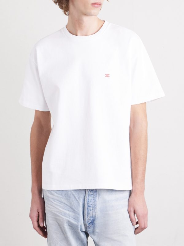 Logo-Embroidered Cotton-Jersey T-Shirt - FR Logo-Embroidered Cotton-Jersey T-Shirt - FR