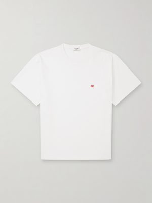 Logo-Embroidered Cotton-Jersey T-Shirt Logo-Embroidered Cotton-Jersey T-Shirt