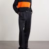 Striped Wool Polo Sweater - OU