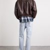 Leather Blouson Jacket - BK