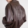 Leather Blouson Jacket - CU