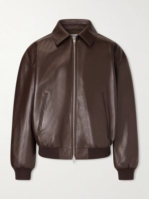 Leather Blouson Jacket Leather Blouson Jacket