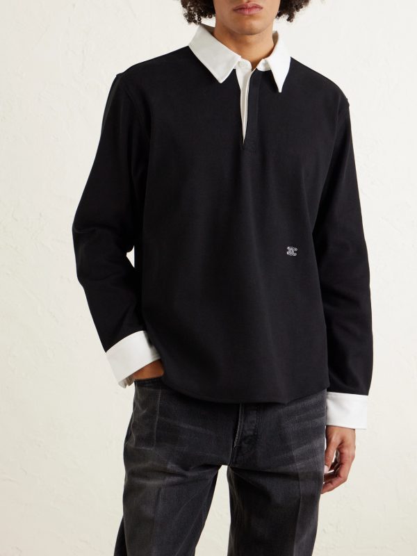 Logo-Embroidered Cotton-Blend Jersey Polo Shirt - FR