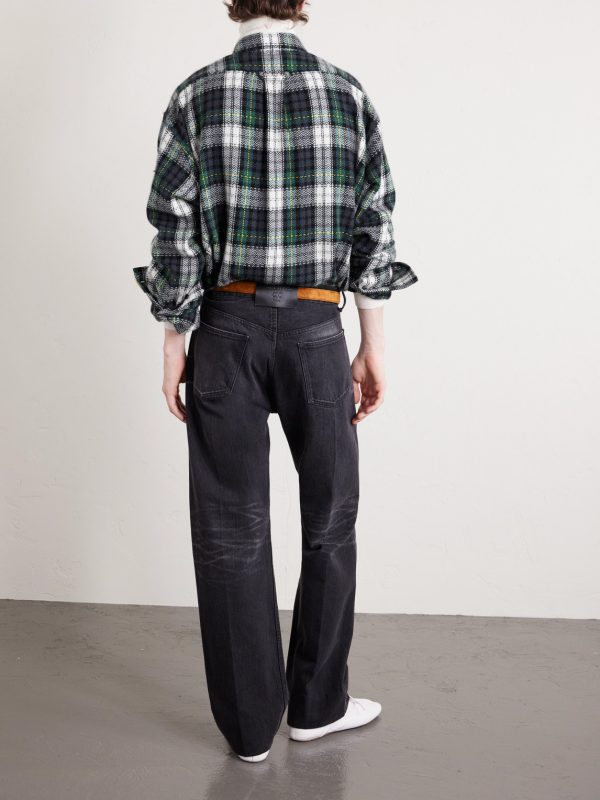 Checked Cashmere Overshirt - BK