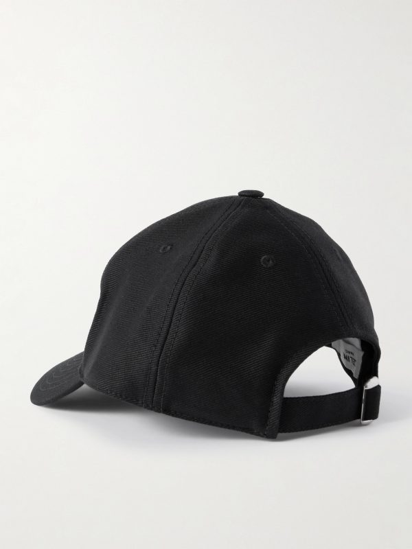 Logo-Appliquéd Wool-Twill Baseball Cap - BK Logo-Appliquéd Wool-Twill Baseball Cap - BK