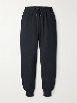Tapered Logo-Embroidered Cotton Sweatpants